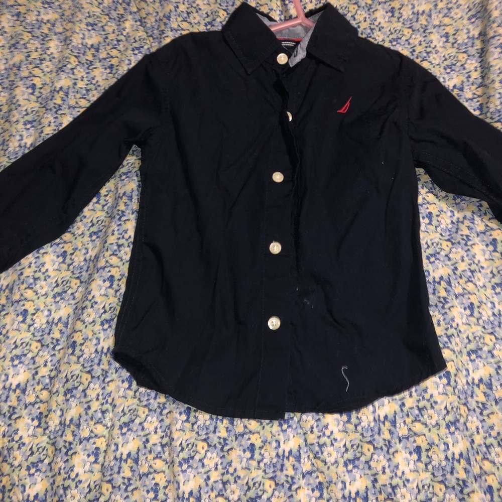 Black button up shirt